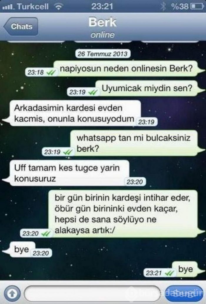 Fenomen hale gelmiş whatsapp diyalogları
