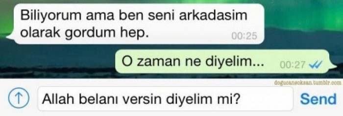 Fenomen hale gelmiş whatsapp diyalogları
