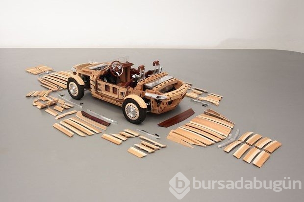 Ahşaptan otomobil Toyota Setsuna
