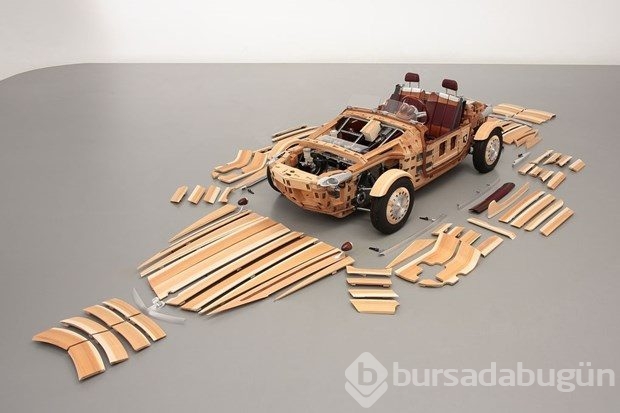 Ahşaptan otomobil Toyota Setsuna
