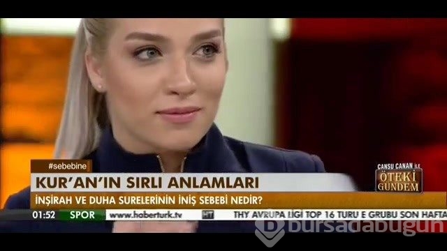 Güzel sunucu ilahiyatçı konuğunun söylediklerine hüngür hüngür ağladı
