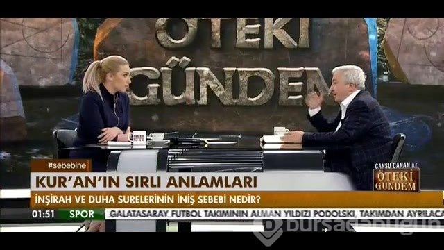 Güzel sunucu ilahiyatçı konuğunun söylediklerine hüngür hüngür ağladı