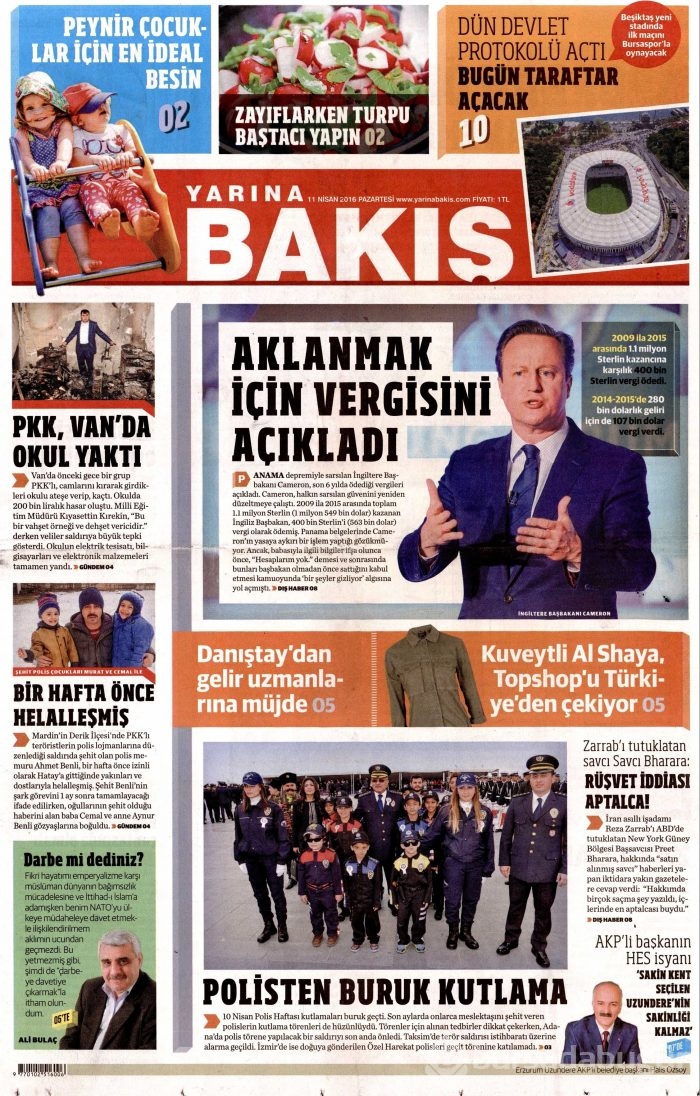 11 Nisan gazete manşetleri