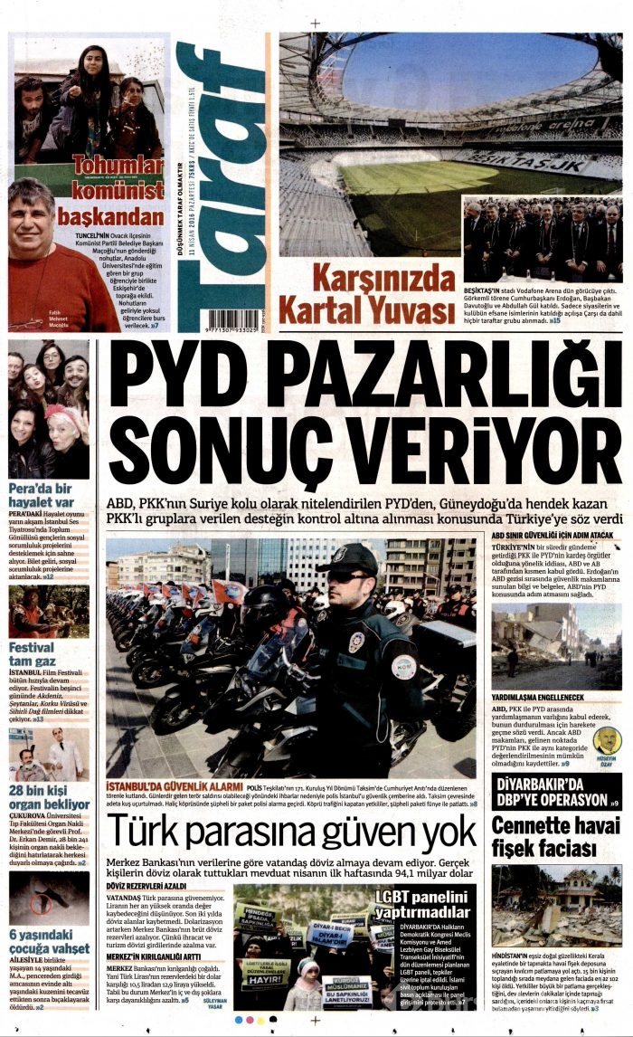 11 Nisan gazete manşetleri