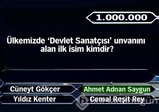 1 Milyon liralık 11 final sorusu