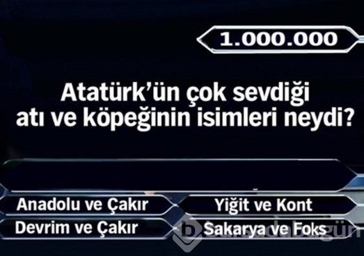 1 Milyon liralık 11 final sorusu