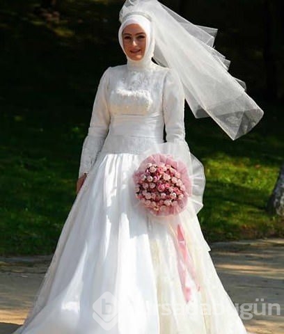 Tesettür gelinlik modelleri