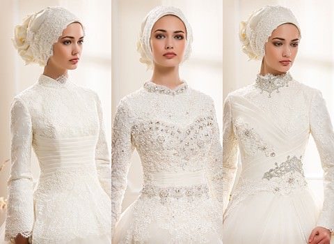 Tesettür gelinlik modelleri