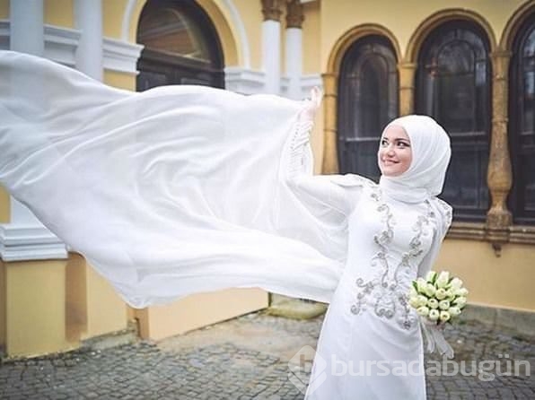 Tesettür gelinlik modelleri