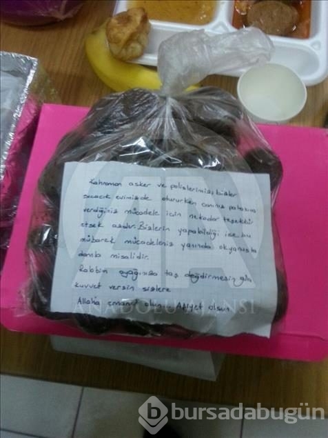 Güvenlik güçlerine duygu dolu destek mektupları