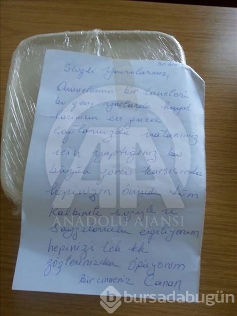 Güvenlik güçlerine duygu dolu destek mektupları