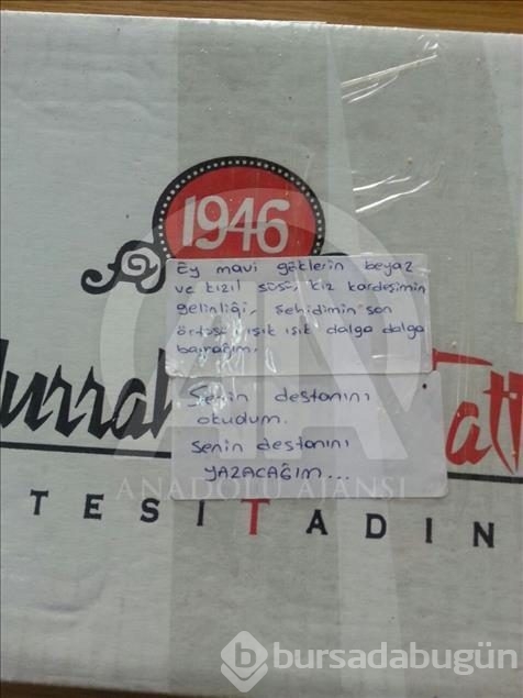 Güvenlik güçlerine duygu dolu destek mektupları