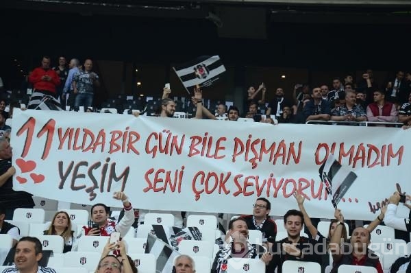 Beşiktaş-Bursaspor maçından kareler...