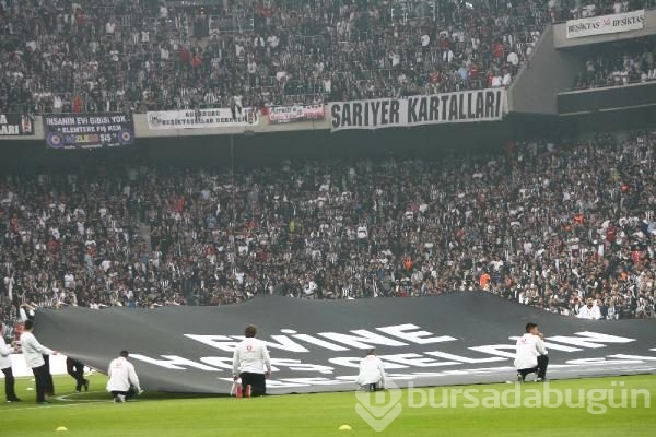Beşiktaş-Bursaspor maçından kareler...
