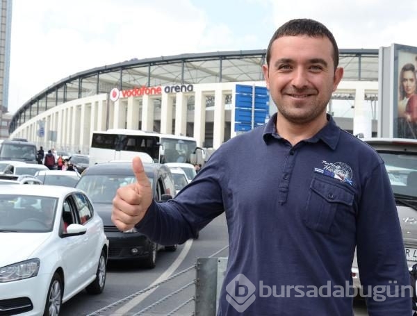 Beşiktaş-Bursaspor maçından kareler...