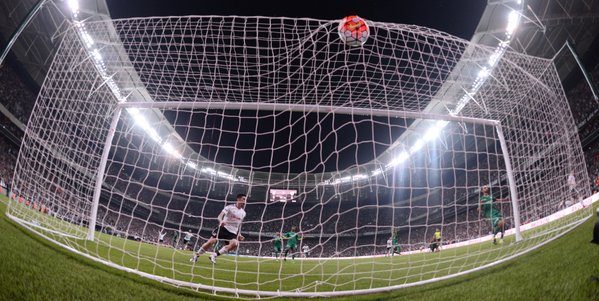 Beşiktaş-Bursaspor maçından kareler...
