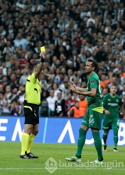 Beşiktaş-Bursaspor maçından kareler...