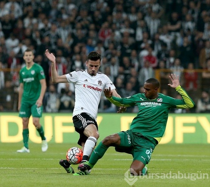 Beşiktaş-Bursaspor maçından kareler...