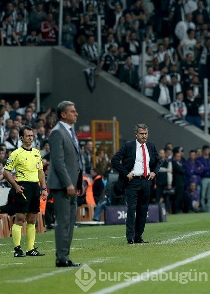 Beşiktaş-Bursaspor maçından kareler...