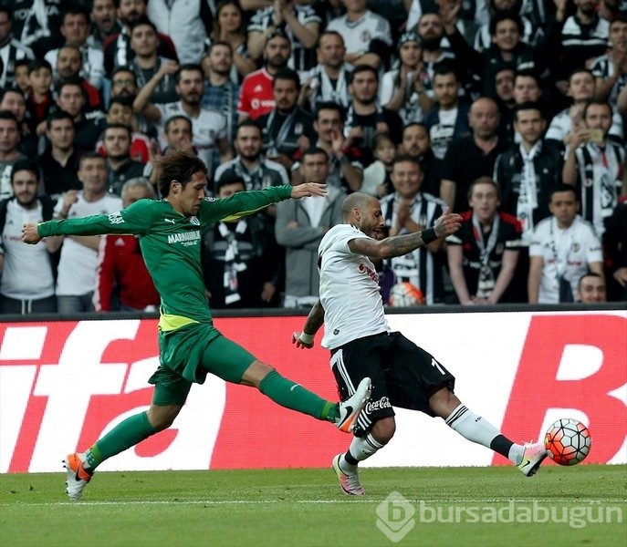 Beşiktaş-Bursaspor maçından kareler...