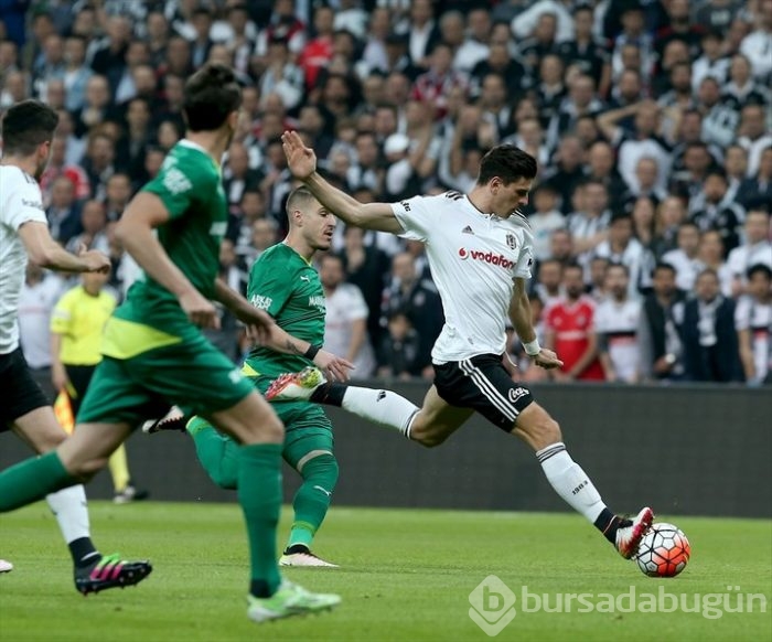 Beşiktaş-Bursaspor maçından kareler...