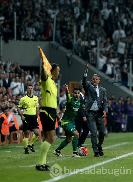 Beşiktaş-Bursaspor maçından kareler...