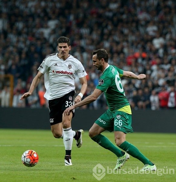 Beşiktaş-Bursaspor maçından kareler...