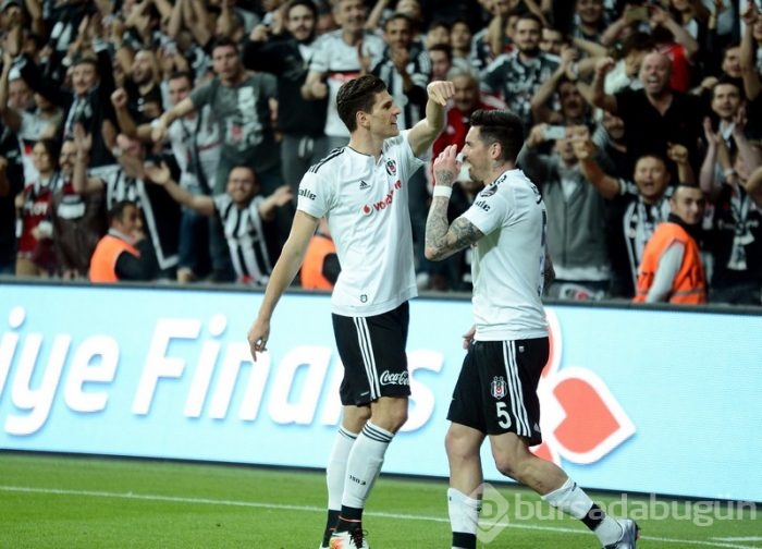 Beşiktaş-Bursaspor maçından kareler...