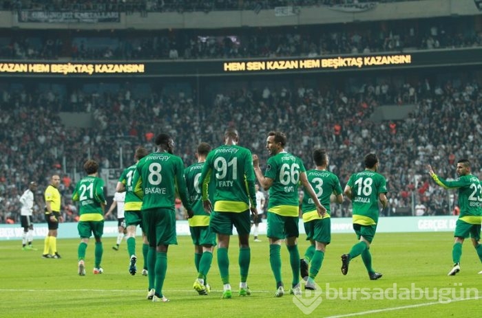 Beşiktaş-Bursaspor maçından kareler...