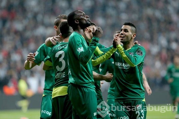 Beşiktaş-Bursaspor maçından kareler...
