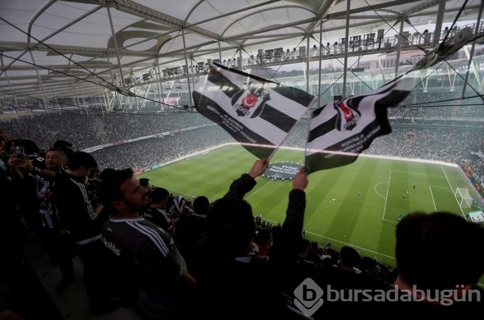 Beşiktaş-Bursaspor maçından kareler...