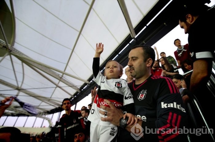 Beşiktaş-Bursaspor maçından kareler...