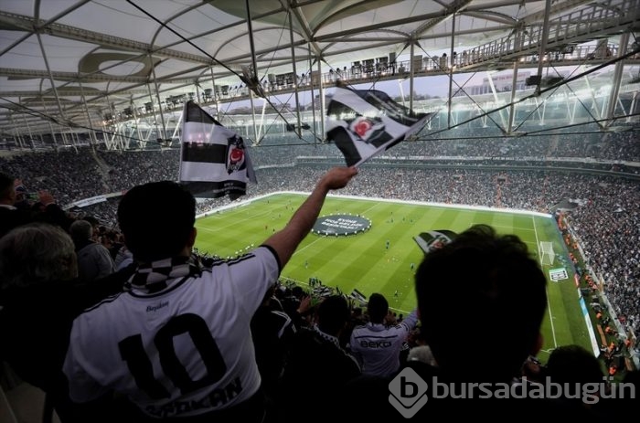 Beşiktaş-Bursaspor maçından kareler...