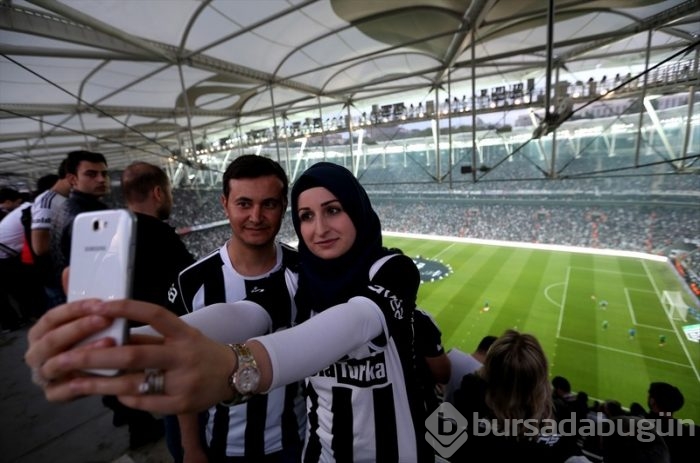 Beşiktaş-Bursaspor maçından kareler...