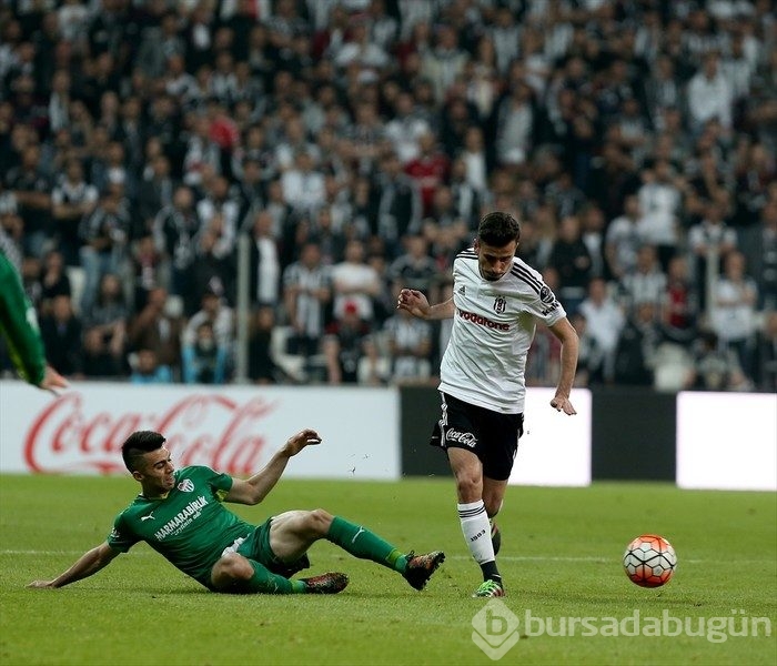 Beşiktaş-Bursaspor maçından kareler...