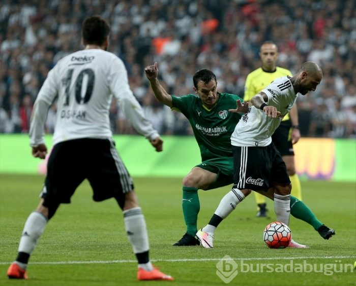 Beşiktaş-Bursaspor maçından kareler...
