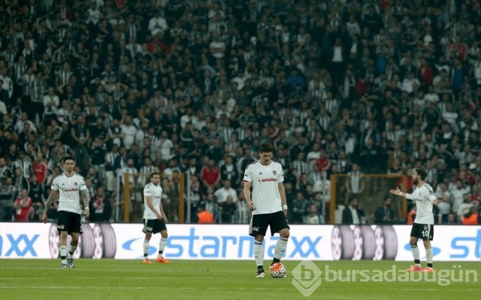 Beşiktaş-Bursaspor maçından kareler...