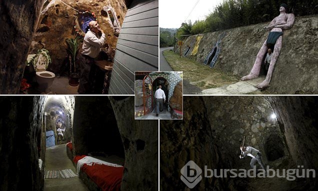 12 yıl boyunca kazdı ve amacına ulaştı