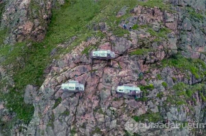Bu evlere ulaşmak da kalmak da yürek ister