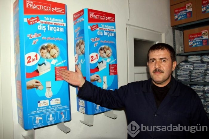 Türk buluşu: Tek kullanımlık diş macunlu fırça