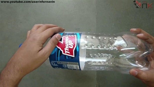 Kola şişesinden bakın ne yaptı