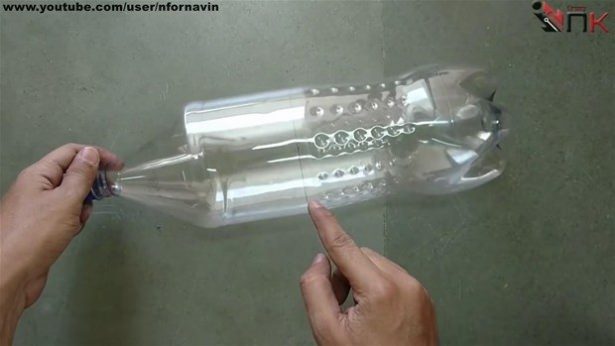 Kola şişesinden bakın ne yaptı