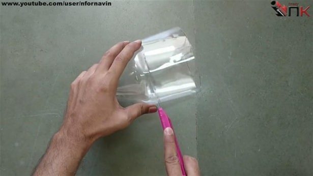 Kola şişesinden bakın ne yaptı