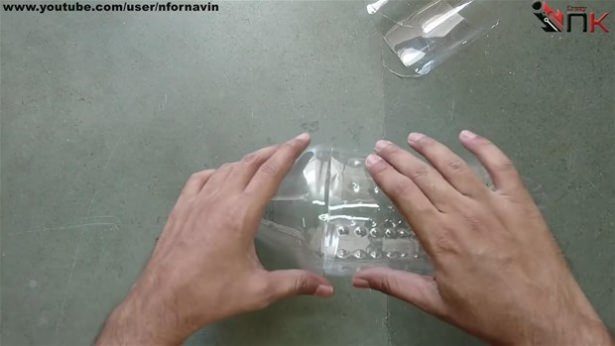Kola şişesinden bakın ne yaptı