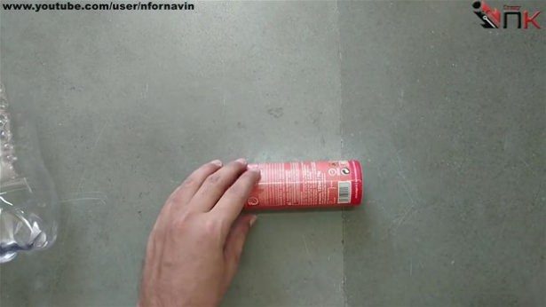 Kola şişesinden bakın ne yaptı