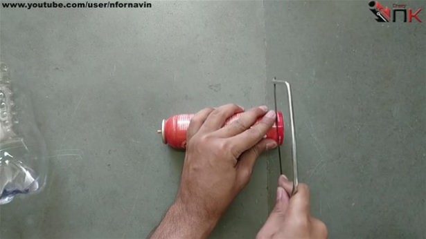 Kola şişesinden bakın ne yaptı
