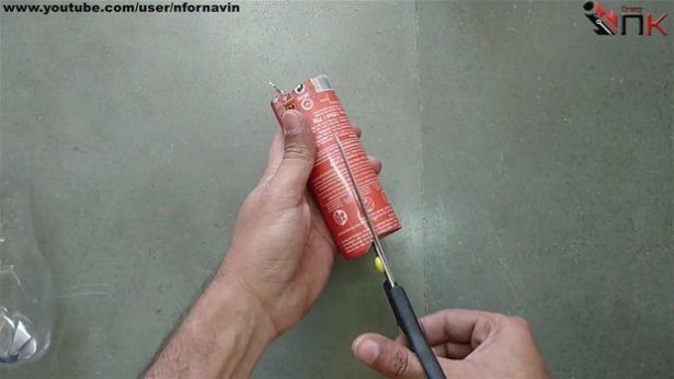 Kola şişesinden bakın ne yaptı