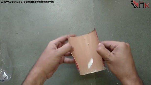 Kola şişesinden bakın ne yaptı