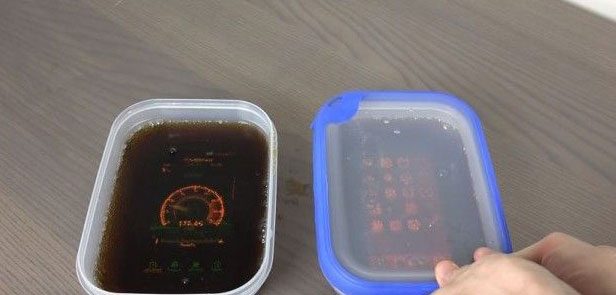 9 saat kolanın içinde bekletince...