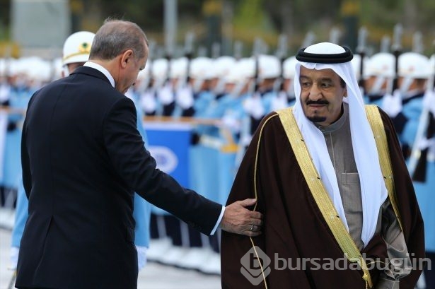 Kral Selman Beştepe'de törenle karşılandı